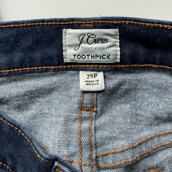 Petite J. Crew Trademark Toothpick Skinny Jeans - Size 12P - Picture 12 of 15